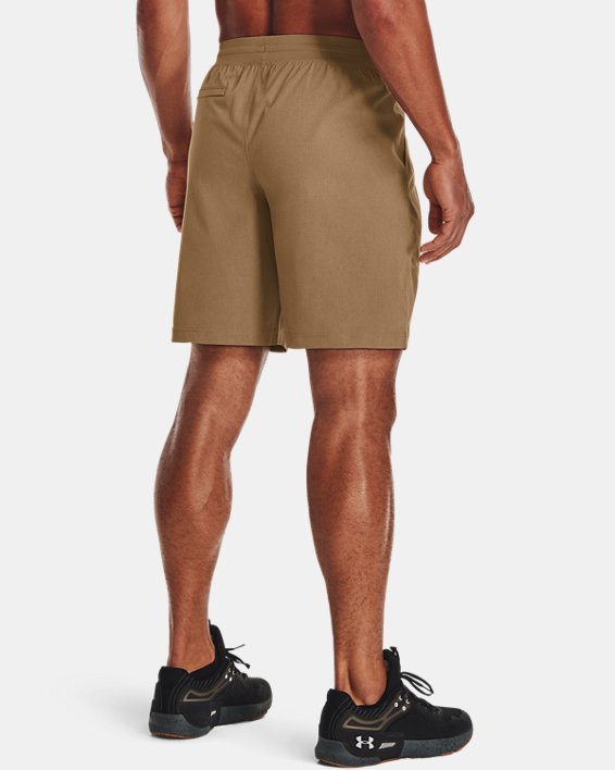 Men's UA Motivate Vented Shorts, Brown, pdpMainDesktop image number 1